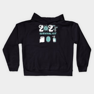 2021 survival kit Kids Hoodie